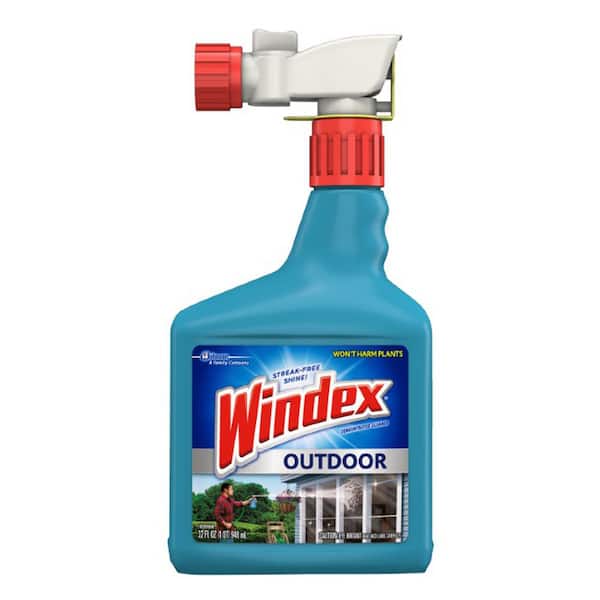 Windex 32 oz. Hose End Outdoor Multi-Surface Cleaner (8-Pack)