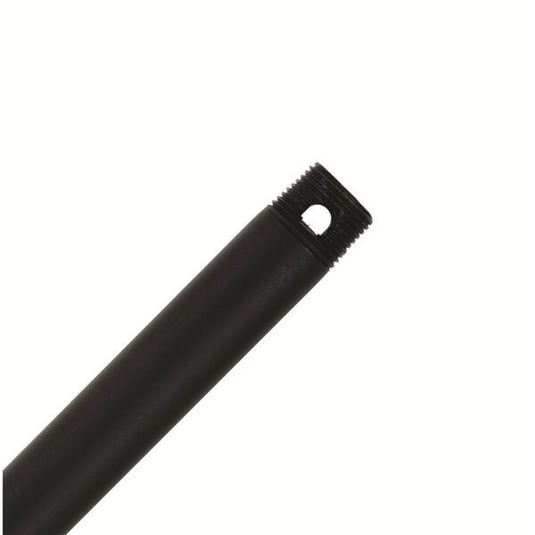 Casablanca Hang-Tru Perma Lock 72 in. Matte Black Extension Downrod for 15 ft. ceilings