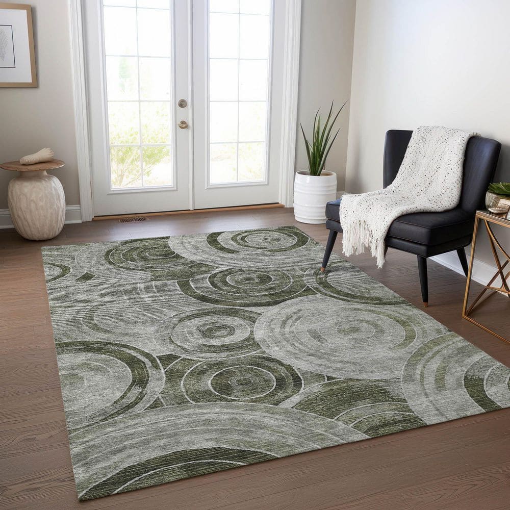 Chantille Machine Washable Indoor/Outdoor Abstract ACN1750 Taupe 10 ft. x 14 ft. Area Rug price history on PriceWatchPro