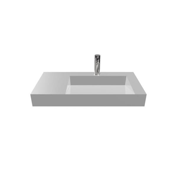 Reviews for Badeloft USA Badeloft 39 in. WallMount Vessel Sink in