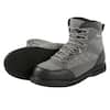 Allen Granite River Men's Felt Sole Wading Boots, Size 9, Gray