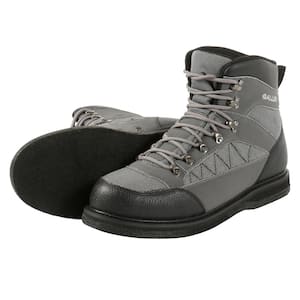 Granite River Men's Felt Sole Wading Boots, Size 9, Gray