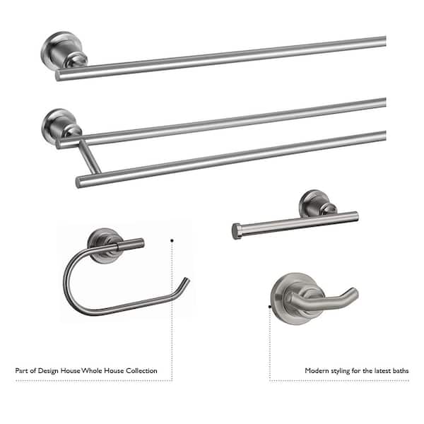 Double Robe Hook – Chrome  Sage Accessories - Blutide - Taps