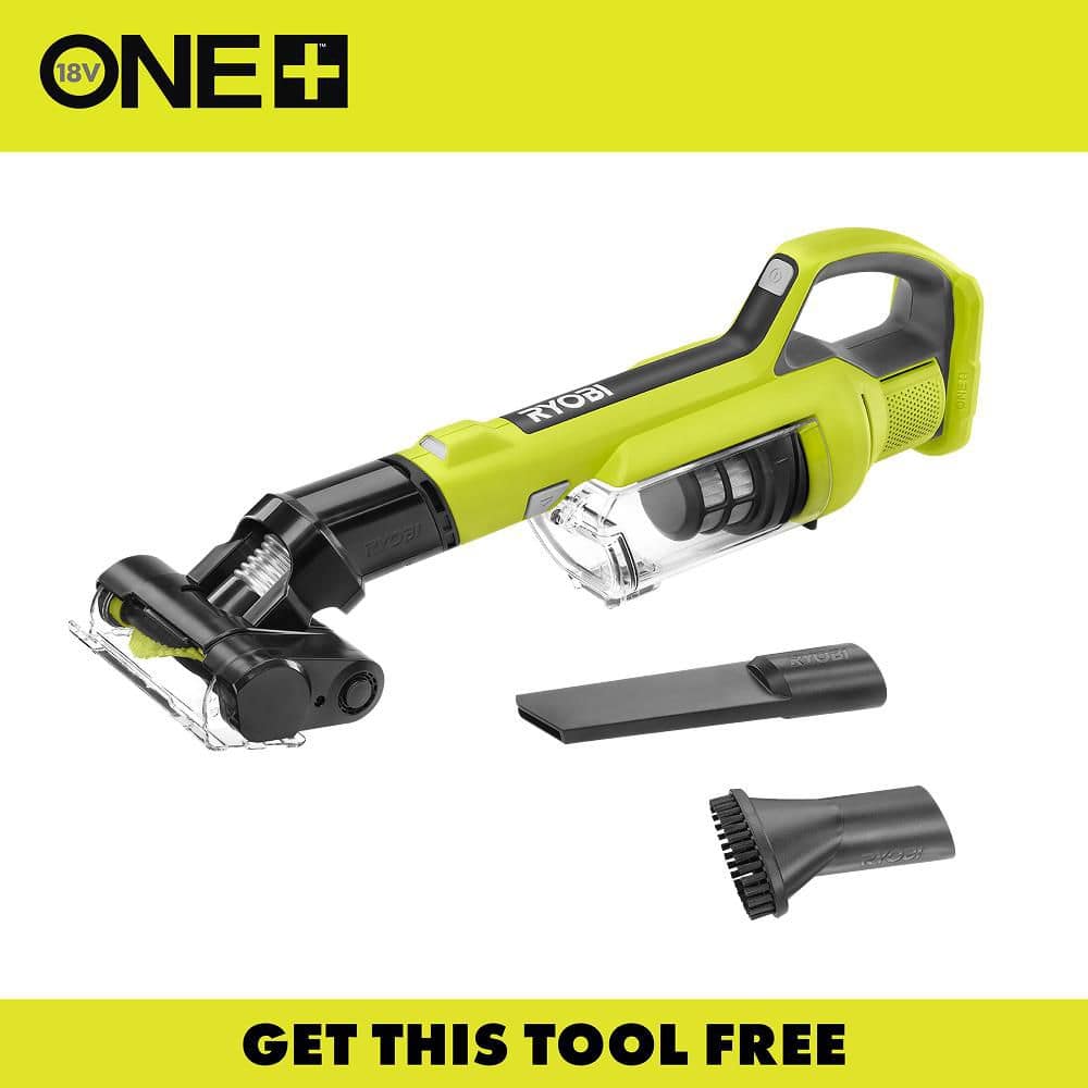 RYOBI ONE+ 18V Cordless Hand Vacuum with Powered Brush (Tool Only) PCL700B
