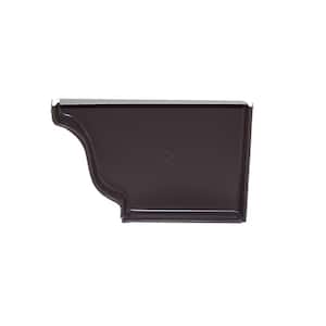 5 in. Musket Brown Aluminum Right End Cap