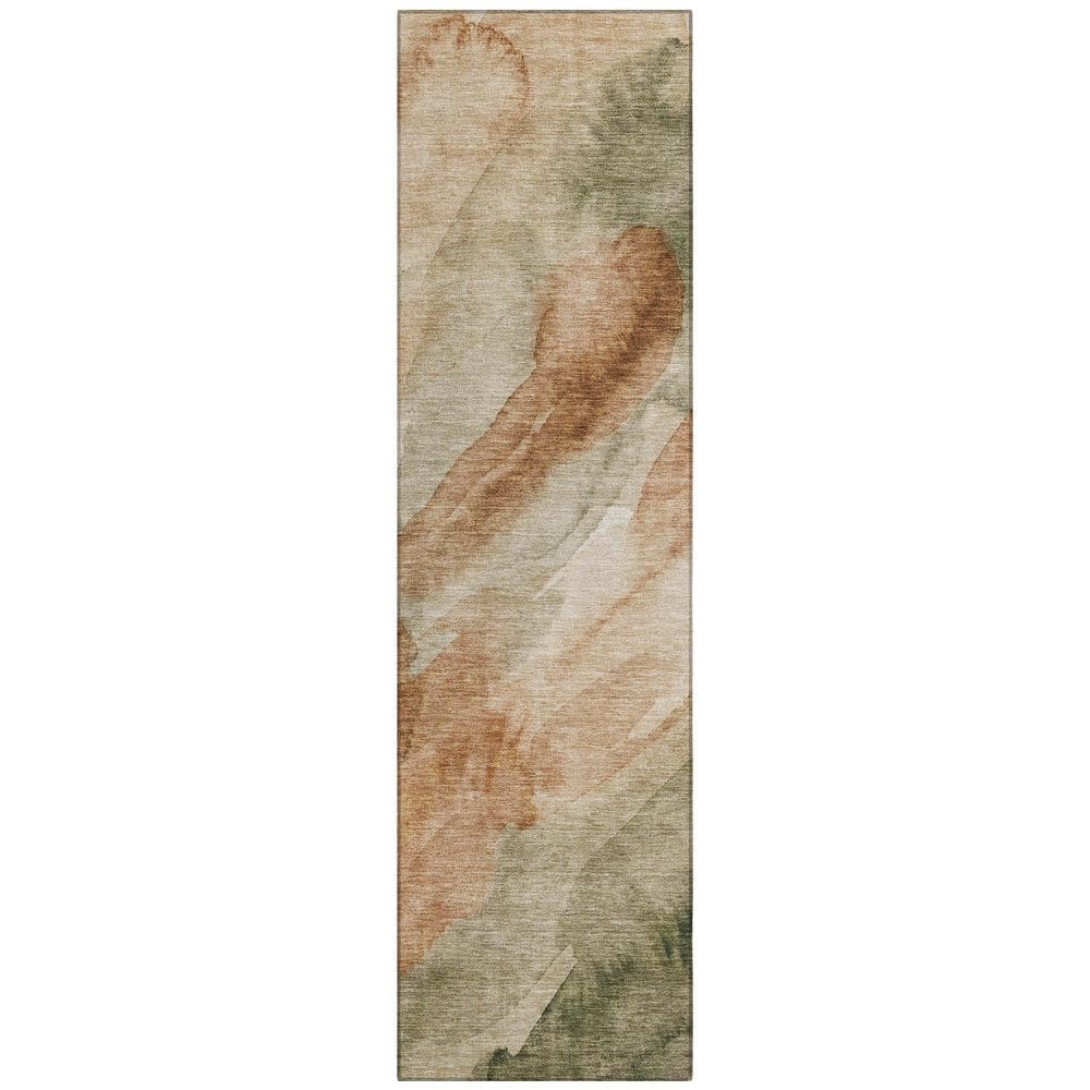 Chantille Machine Washable Indoor/Outdoor Abstract ACN2949 Olive 2 ft. x 7 ft. Runner Rug price history on PriceWatchPro