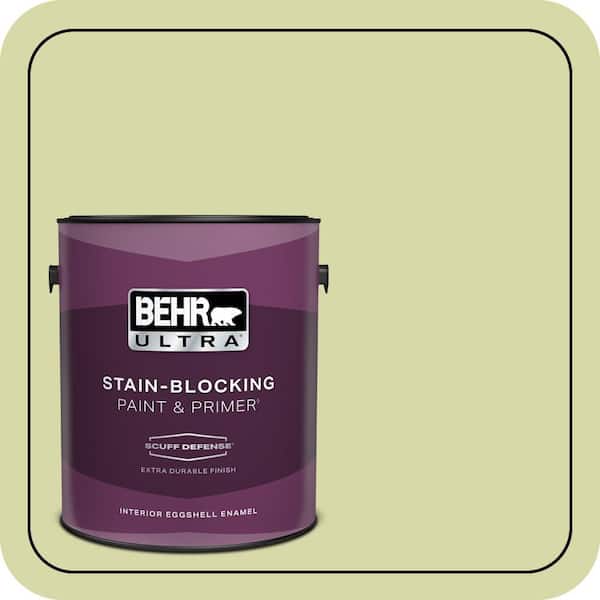 BEHR ULTRA 1 gal. #410C-3 Celery Sprig Extra Durable Eggshell Enamel Interior Paint & Primer