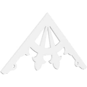 1 in. x 72 in. x 33 in. (11/12) Pitch Riley Gable Pediment Architectural Grade PVC Moulding