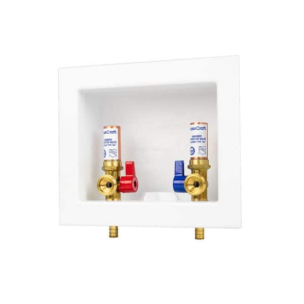 1/2 in. NOM Crimp PEX x 3/4 in. Garden Hose with 1/4 Turn Brass Ball Valves and Hammer Arrestors