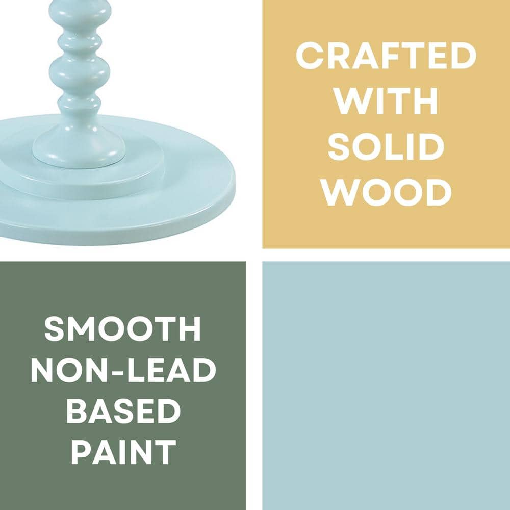 Palm Beach Blue Spindle Table - thumbnail 6