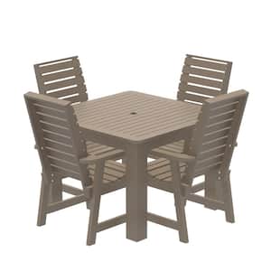 Glennville 5-Pieces Square Dining Set