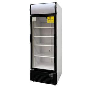 15.5 cu. ft. Commercial Merchandise Upright One Glass Door Refrigerator Beverage Cooler in White