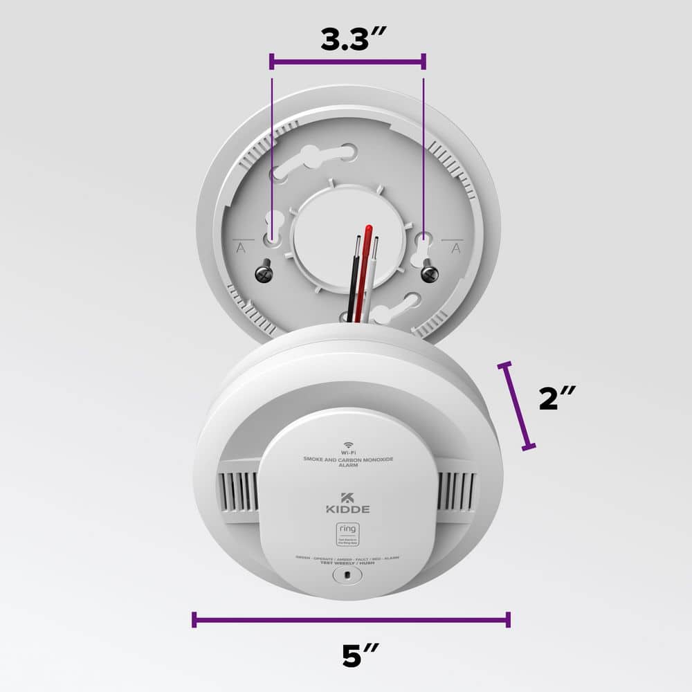 Kidde Hardwired Smart Smoke and Carbon Monoxide Detector, Voice Alerts, Interconnected Alarm