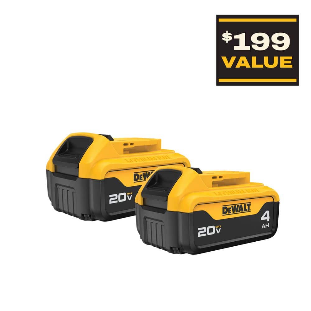 Battery Replacement Dcb204 Battery Dewalt 20v Battery And Charger