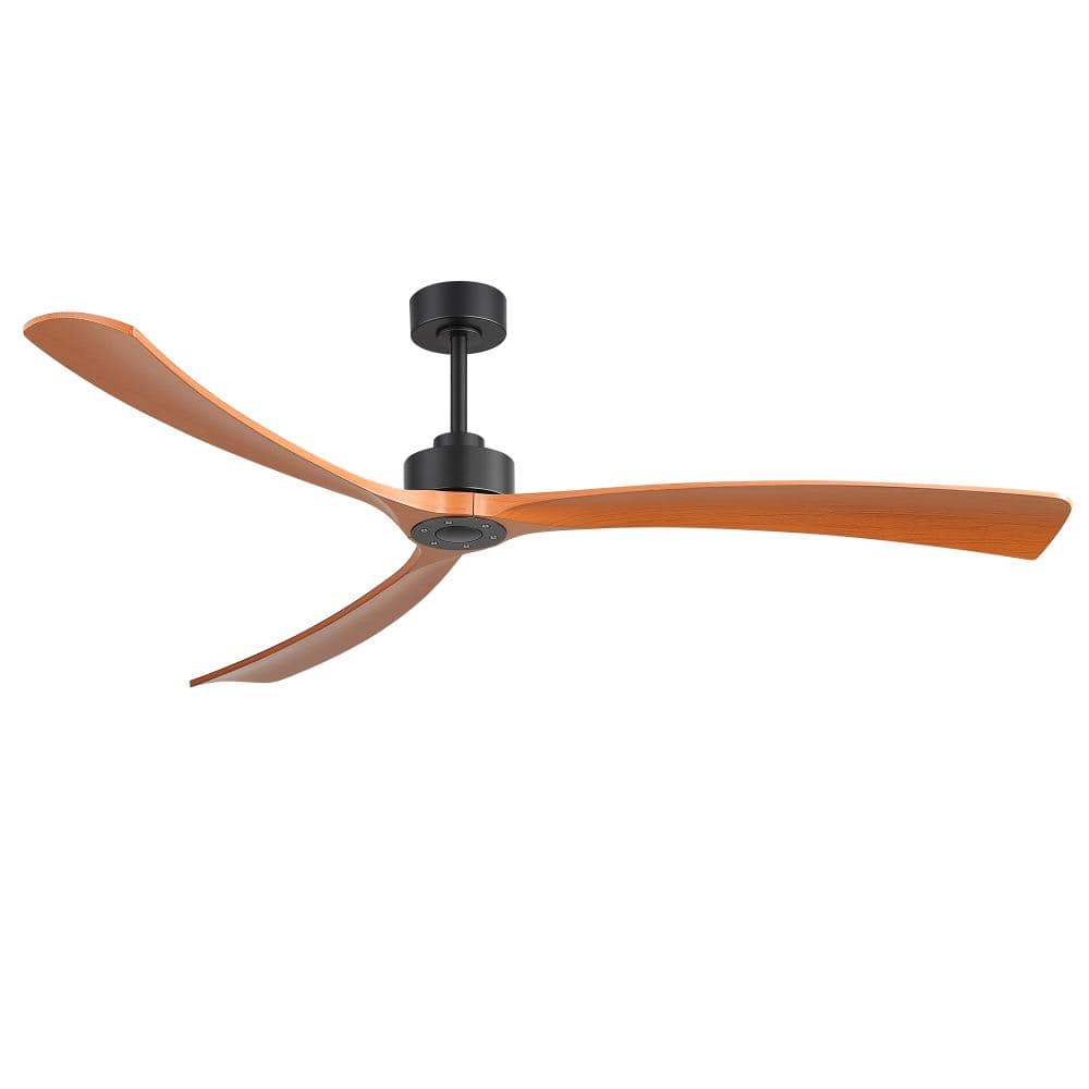 72 in. Indoor Walnut Wood Style Ceiling Fan with DC Motor 6-Speed Remote Control and Timer Function price history on PriceWatchPro