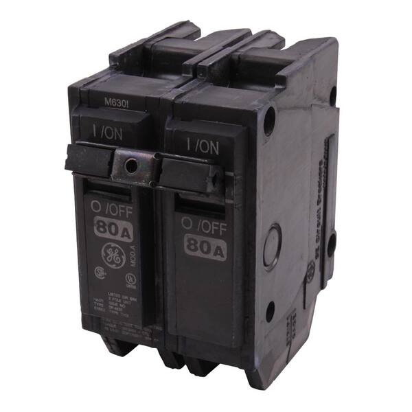 General Electric THQL2180 2p 80a 120/240v Circuit Breaker NEW 1-Year WARRANTY 