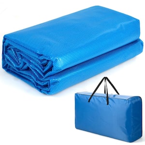 20ft x 40ft Rectangle Swimming Pool Cover 12-MIL Heat Retaining Pool Solar Blanket for Above-Ground & In-Ground Pools