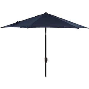 Montclair 9 ft. Market Patio Umbrella in Navy Blue