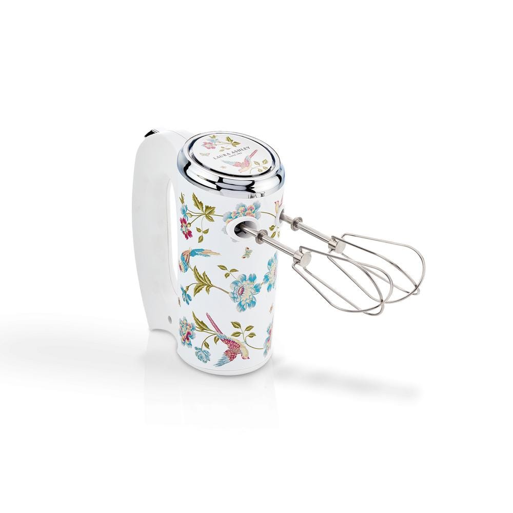 Laura Ashley VQ-5-Speed 300-Watt Hand Mixer in Elveden White with