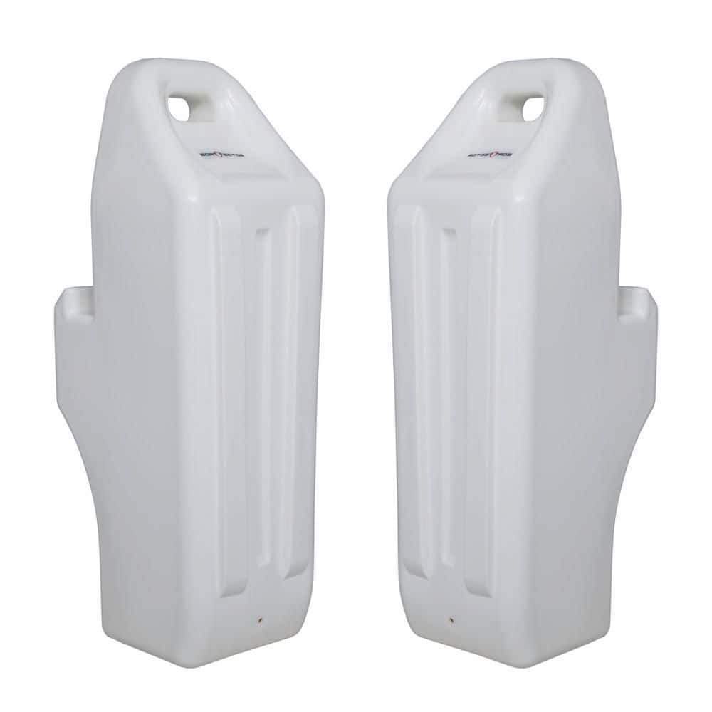 Pontoon-Specific Inflatable Boat Fender with Locking Grip Handle-White (Pair) price history on PriceWatchPro