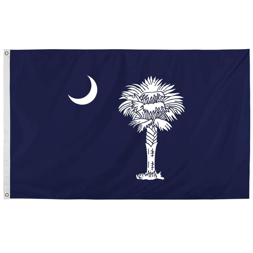 South Carolina Blue and White Nylon State Flag 36 in. x 60 in.