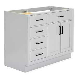 Hepburn 42 in. W x 21.5 in. D x 34.5 in. H Bath Vanity Cabinet without Top in Grey