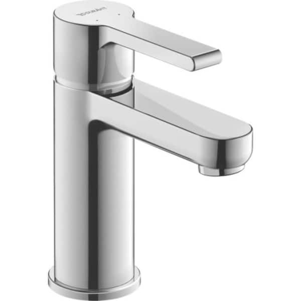Duravit B2 Single-Handle Single-Hole Bathroom Faucet without Drain Kit in Chrome