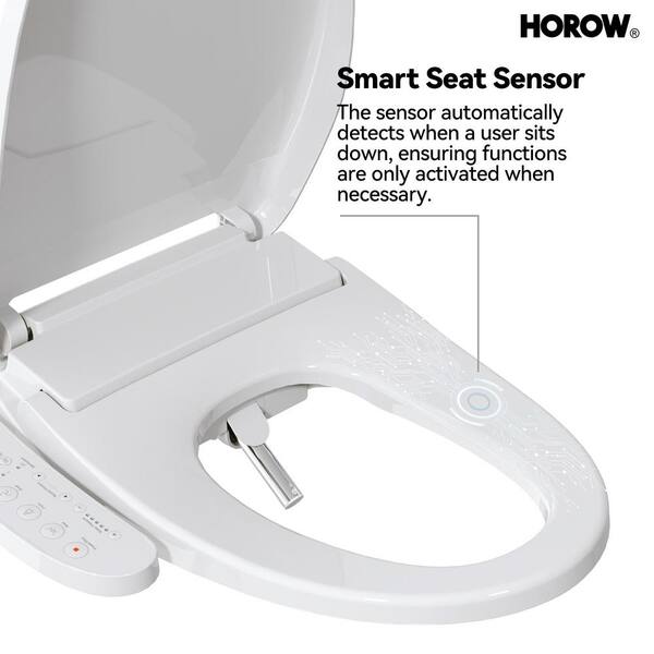 HOROW 1-Piece 10 in. Rough-In 0.8/1.28 GPF Dual Flush