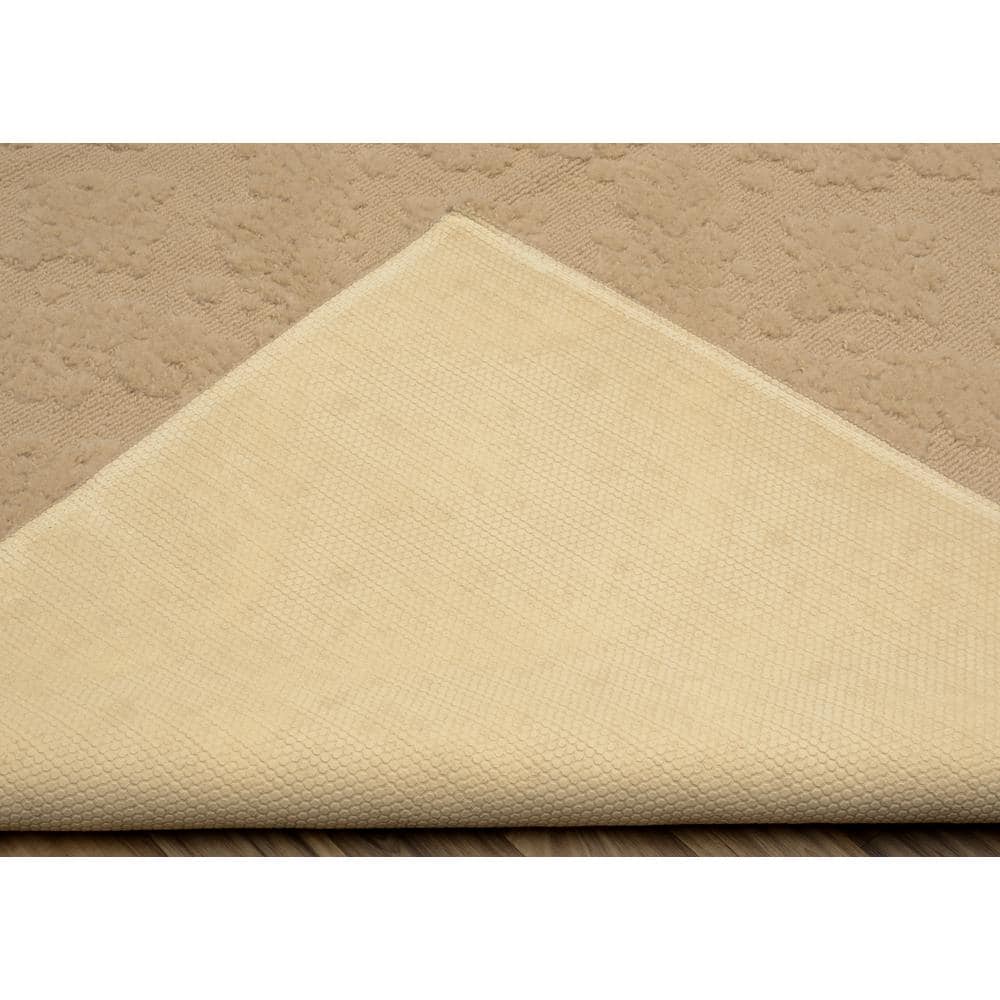 Luxurious Tan Square Tufted Area Rug 12' x 12' with Easy Care Features