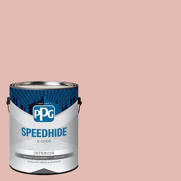 SPEEDHIDE 1 gal. PPG1065-4 Sweet Peach Satin Interior Paint