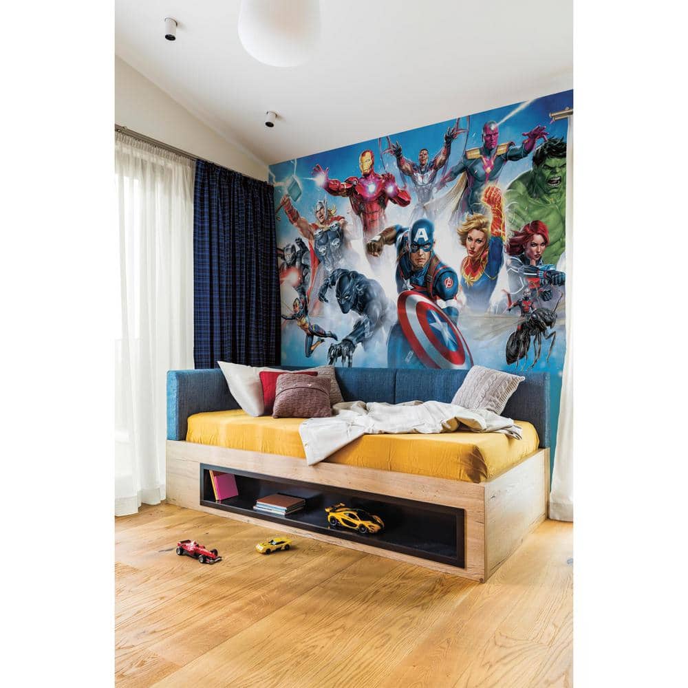 Marvel Avengers Vinyl Peel and Stick Wall Mural Set