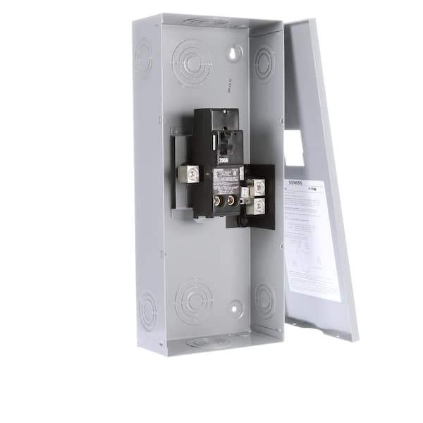 Siemens 100 Amp 2-Space 2-Circuit Small Main Breaker Indoor Load Center Enclosures Type EQ