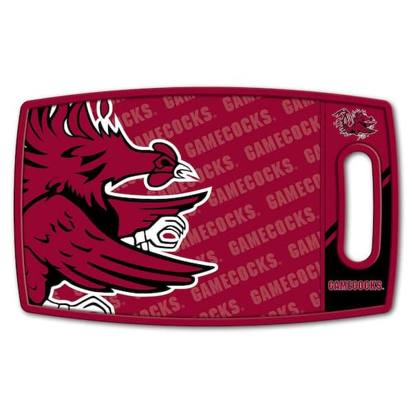 NCAA South Carolina Gamecocks Logo Series Cutting Board 9in x 0.5in- Rectangle- Manufactured Wood and polypropylene