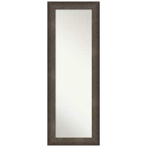 Dappled Light Bronze 19.5 in. x 53.5 in. Non-Beveled Modern Rectangle Wood Framed Full Length on the Door Mirror