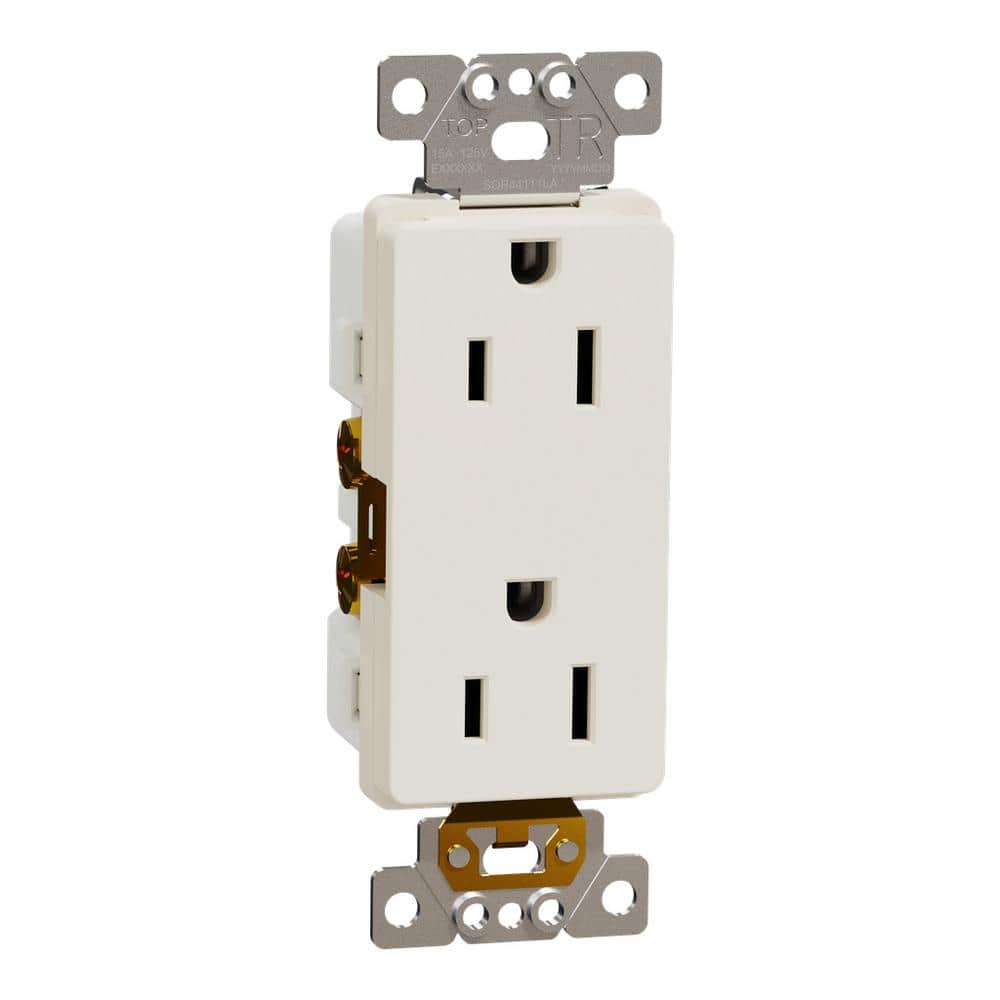 X Series 15Amp 125Volt Tamper Resistant Indoor HeavyDuty Duplex Outlet Back Wire Decorator Receptacle Matte Light Almond price history on PriceWatchPro