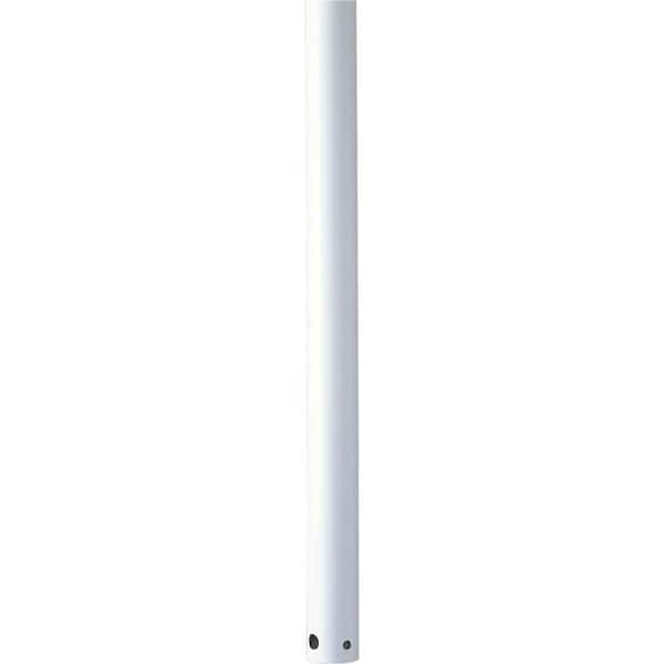 Progress Lighting 60 in. Satin White Accessory Ceiling Fan Downrod