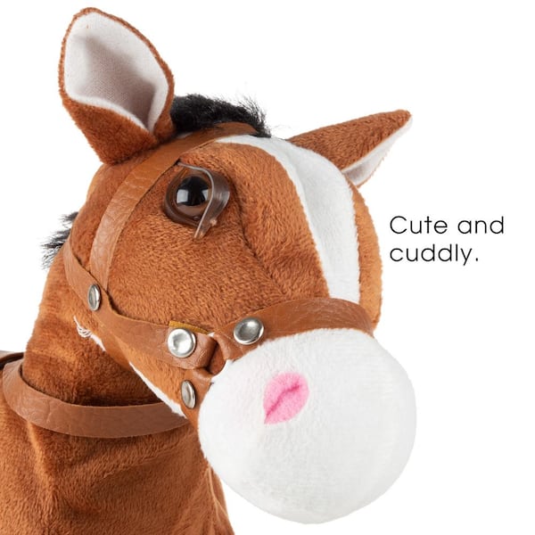 animated plush horse