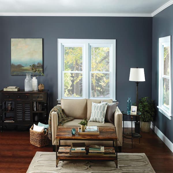 23.75 in. x 37.25 in. 70 Pro Series White Double Hung Low-E Argon SC Glass Vinyl Replacement Window, Screen Incl