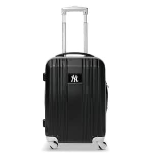 MLB New York Yankees 21 in. Gray Hardcase 2-Tone Luggage Carry-On Spinner Suitcase