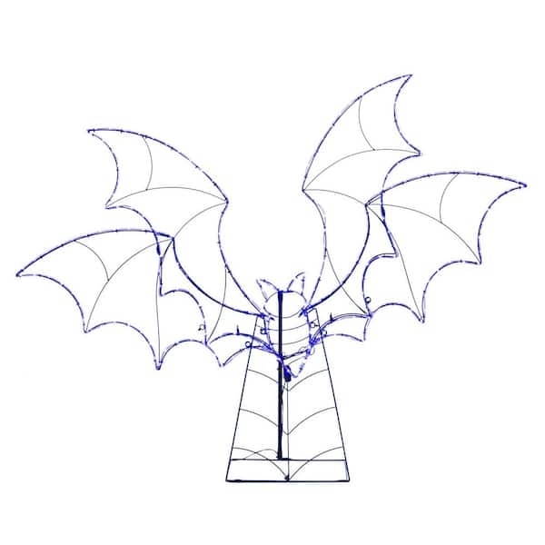 5.5 ft. Halloween Classics LED Bat Silhouette Y6