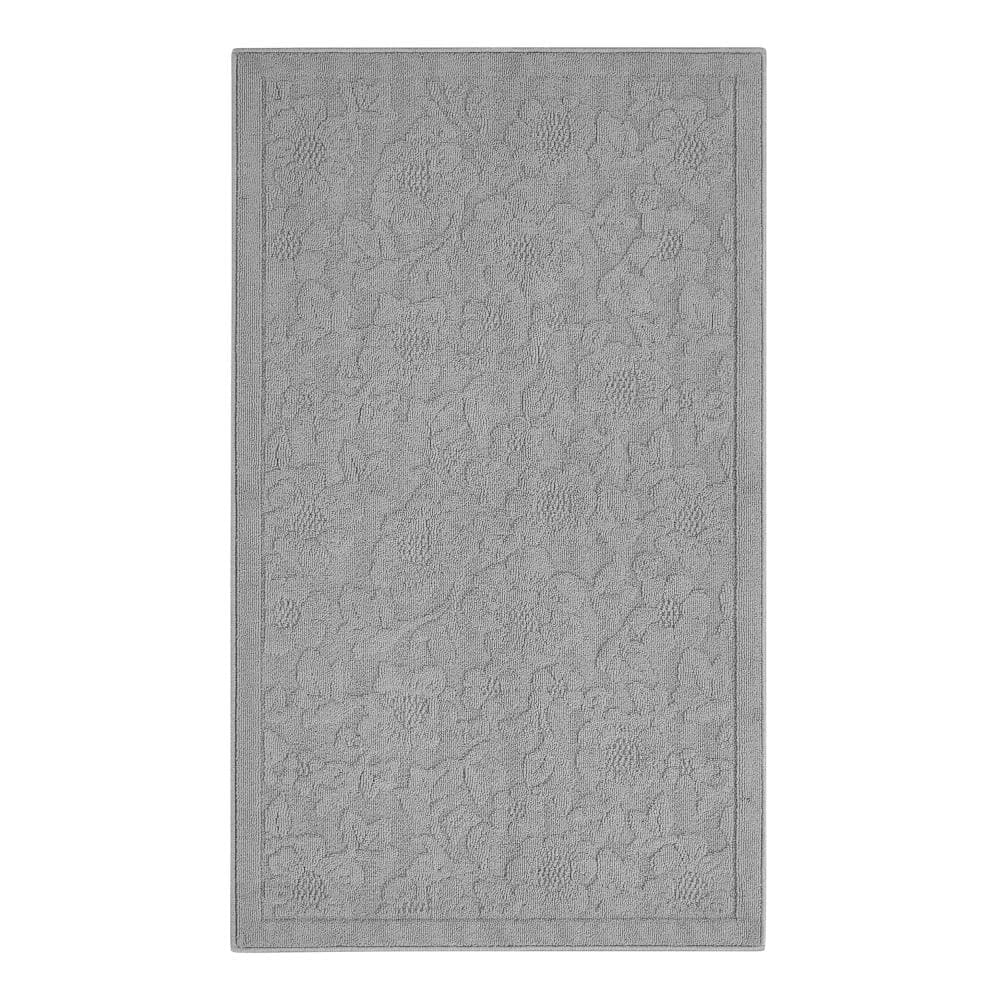 Rosemoor Grey 3 ft. X 5 ft. Floral Machine Washable Accent Rug price history on PriceWatchPro