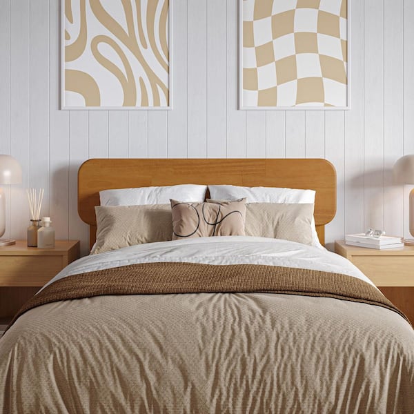 AFI Florence Light Toffee Natural Bronze Solid Wood Frame Twin XL