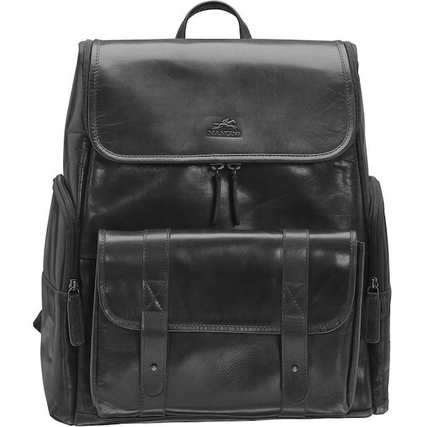 MANCINI Buffalo 16 in. BlackBackpack with Zippered Laptop/Tablet ...