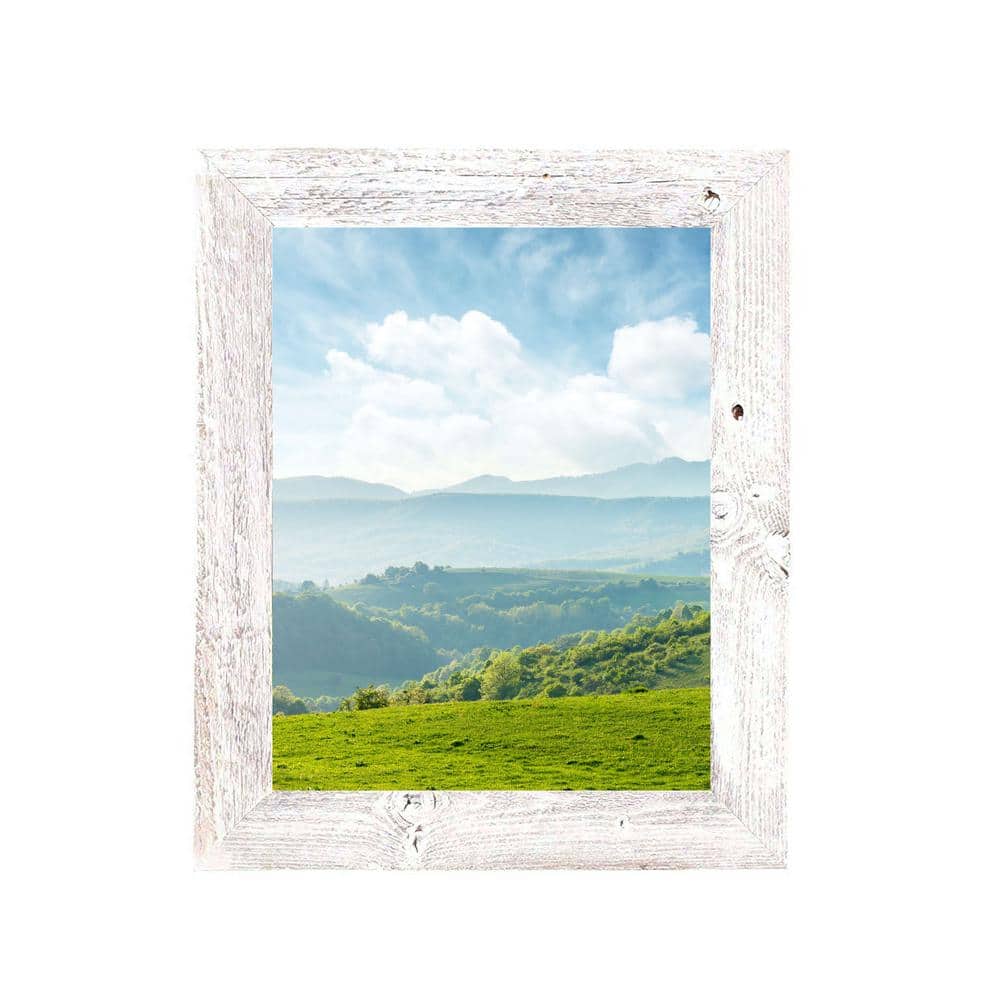 BarnwoodUSA 11x14 inch Signature Picture Frame for 8x10 inch Photos - 100% Reclaimed Wood, Cinder Mat