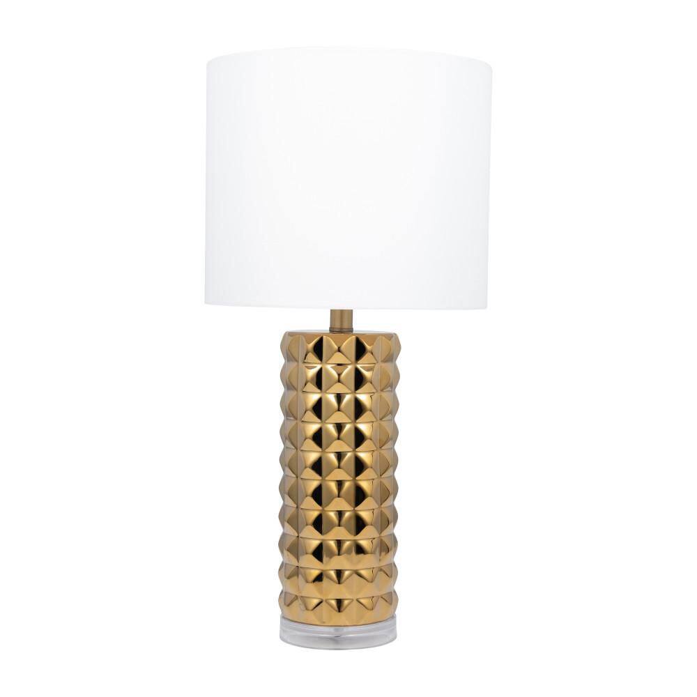 25 in. Gold Ceramic Table Lamp price history on PriceWatchPro