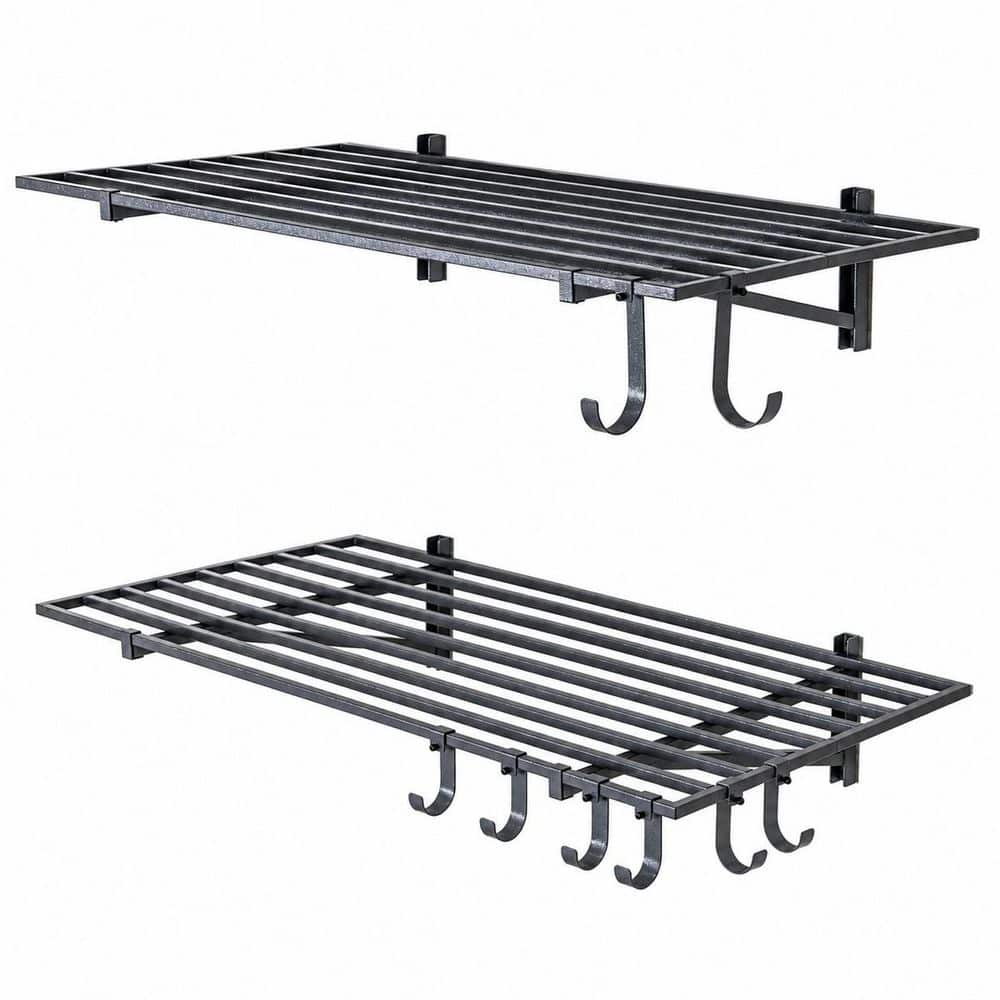 2 ft. x 4 ft. Bristol Garage Wall Mount Shelves : 2-Pack : Gray : Holds 200 lbs. per Shelf price history on PriceWatchPro