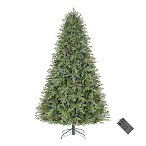 9 ft. Pre-Lit LED Willowbrook Grand Fir Artificial Christmas Tree