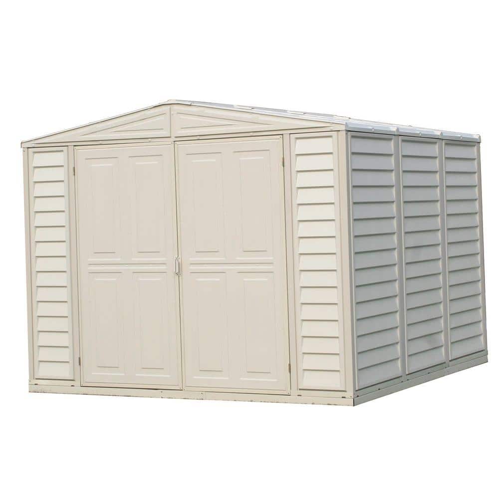Duramax Building Products 8 ft. x 8 ft. Shed with Foundation, Beige -  00384