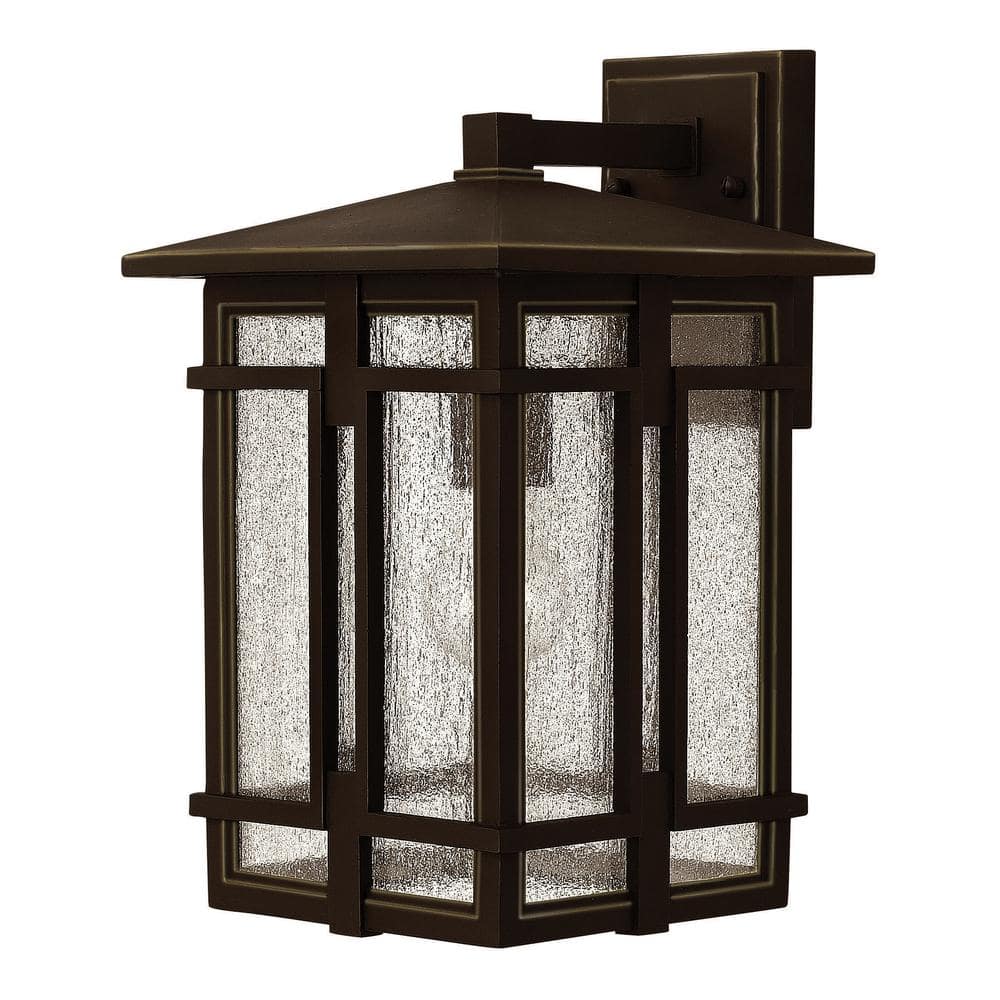 Tucker Symmetrical 1-Light Oil Rubbed Bronze Outdoor Wall Lantern