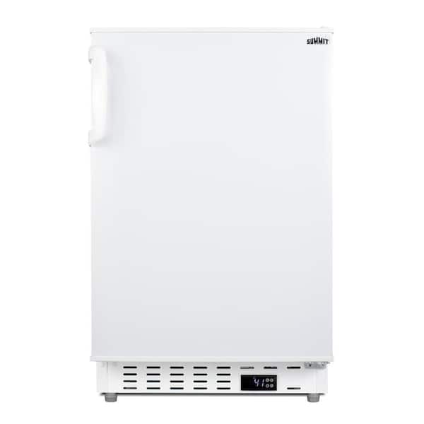 Summit Appliance 20 in. 3.53 cu. ft. Mini Refrigerator without Freezer in White, ADA Compliant